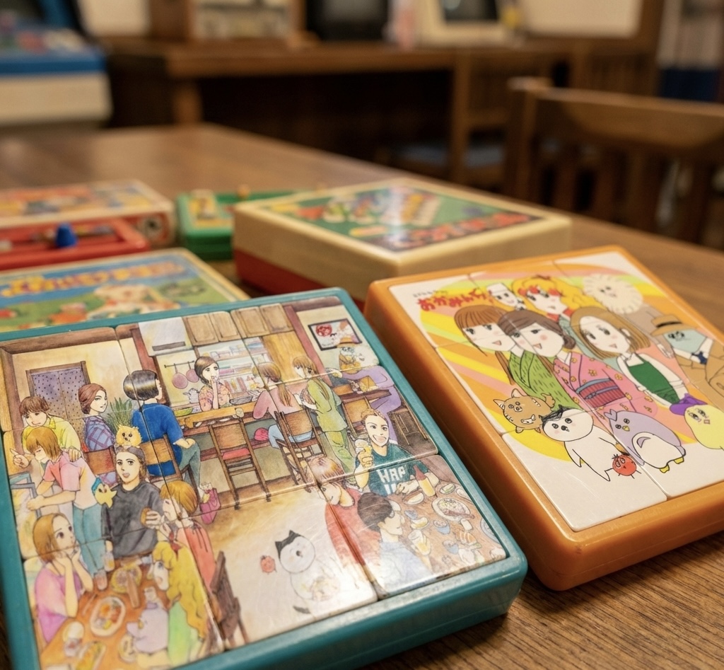 おかみんぐスライドパズル